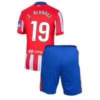 Maglie da calcio Atletico Madrid Julian Alvarez #19 Prima Maglia Bambino 2024-25 Manica Corta (+ Pantaloni corti)